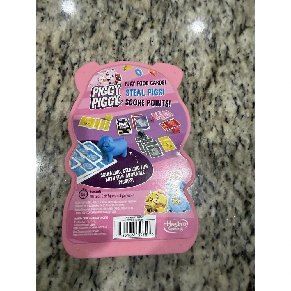Piggy Piggy Card Game Fun Family Game for Kids Ages 7 and Up 2 to 6 Players